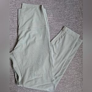 lululemon athletica Ribbed Leggings - Sage